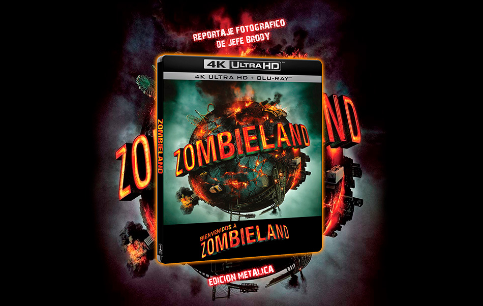 Fotografías del Steelbook de Bienvenidos a Zombieland en UHD 4K 1