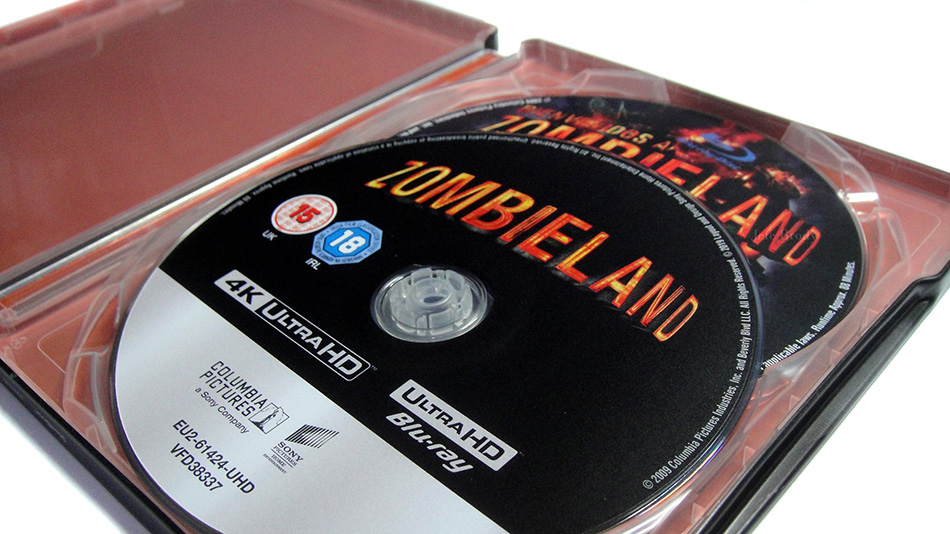 Fotografías del Steelbook de Bienvenidos a Zombieland en UHD 4K 9