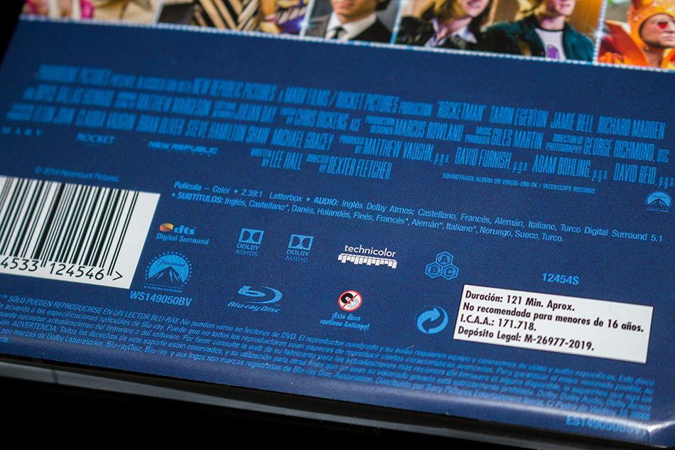 Fotografías del Steelbook de Rocketman en Blu-ray 9