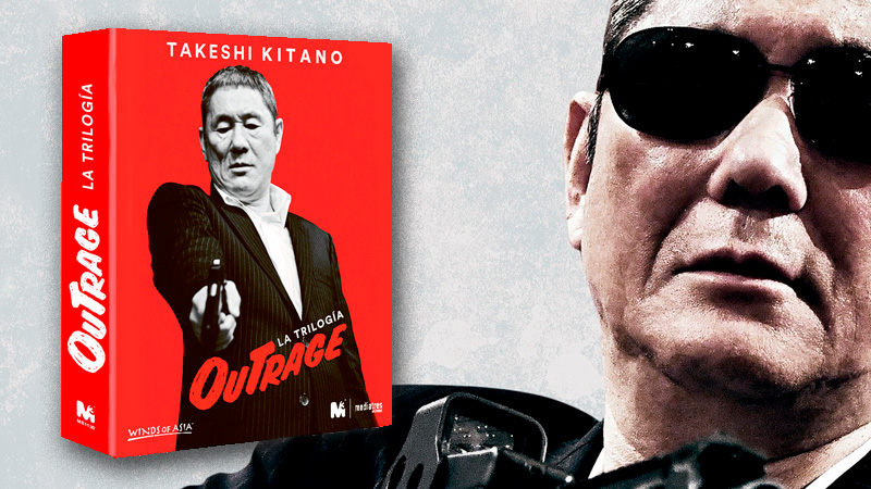 Pack con la Trilogía Outrage de Takeshi Kitano en Blu-ray