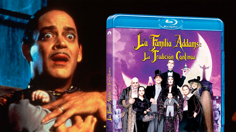 Carátula y datos técnicos de La Familia Addams: La Tradición Continúa en Blu-ray