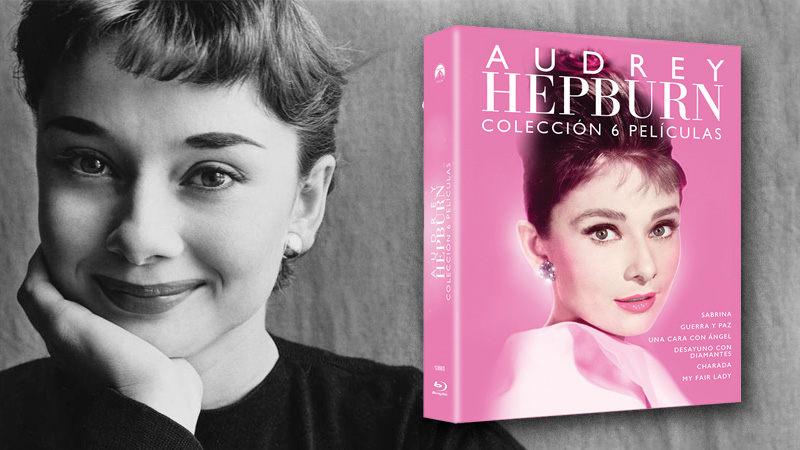 Pack Audrey Hepburn con 6 películas de la actriz en Blu-ray