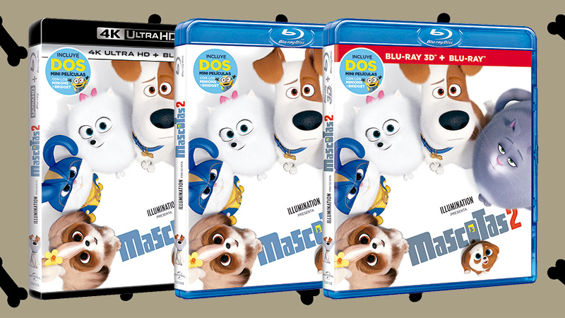 Lanzamiento de Mascotas 2 en Blu-ray, 3D y UHD 4K