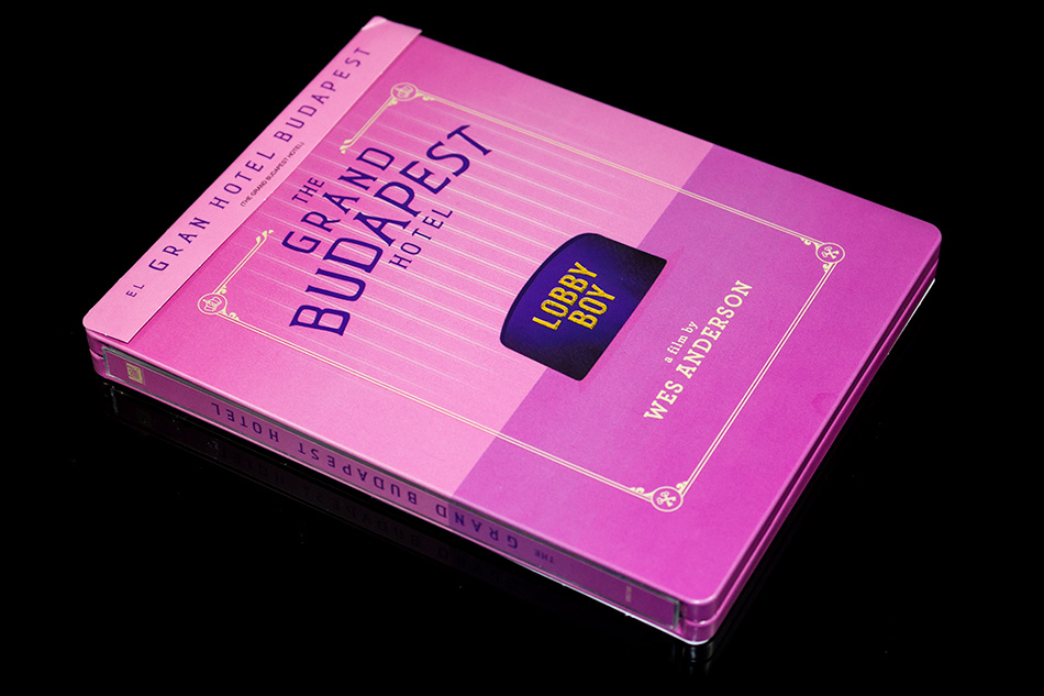 Fotografías del Steelbook de El Gran Hotel Budapest en Blu-ray 2