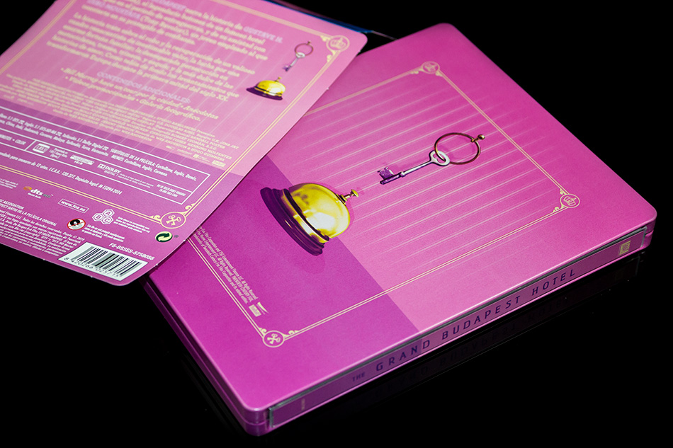 Fotografías del Steelbook de El Gran Hotel Budapest en Blu-ray 10