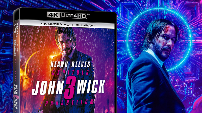 Carátula y contenidos de John Wick: Capítulo 3 - Parabellum en UHD 4K