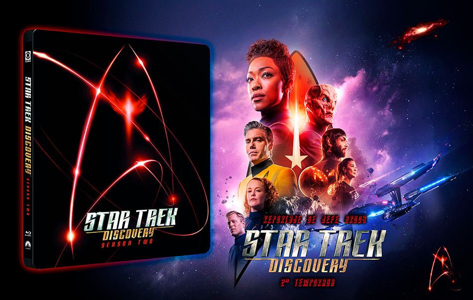 Fotografías del Steelbook de la 2ª temporada de Star Trek: Discovery en Blu-ray 1