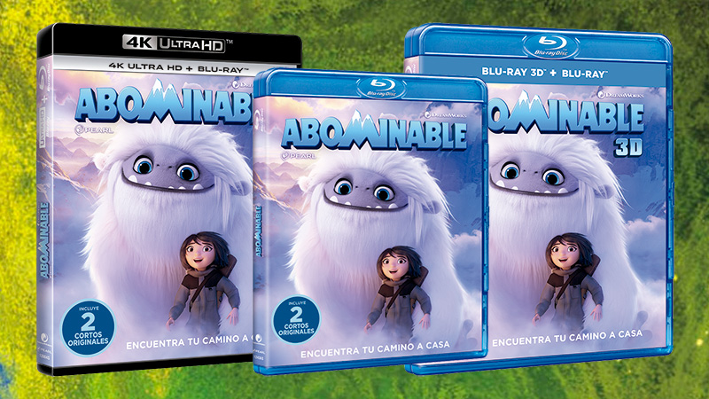 Todos los detalles de Abominable en Blu-ray, 3D y UHD 4K