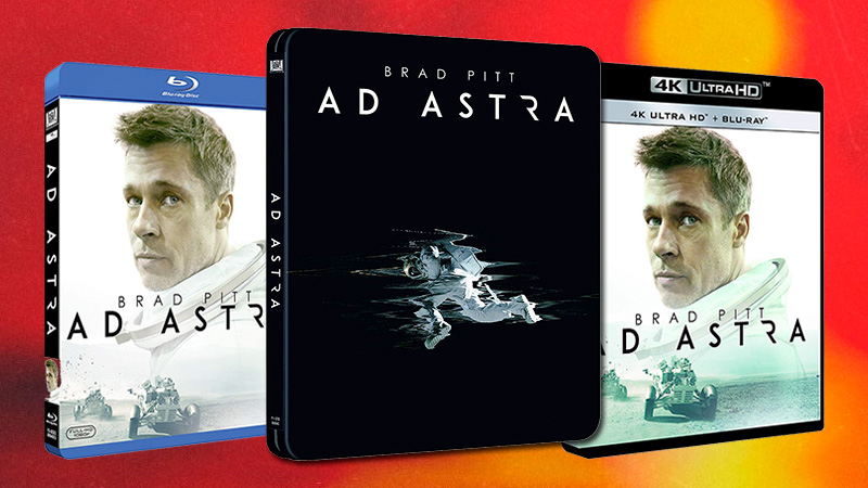 Diseños de Ad Astra en Blu-ray, Steelbook y UHD 4K