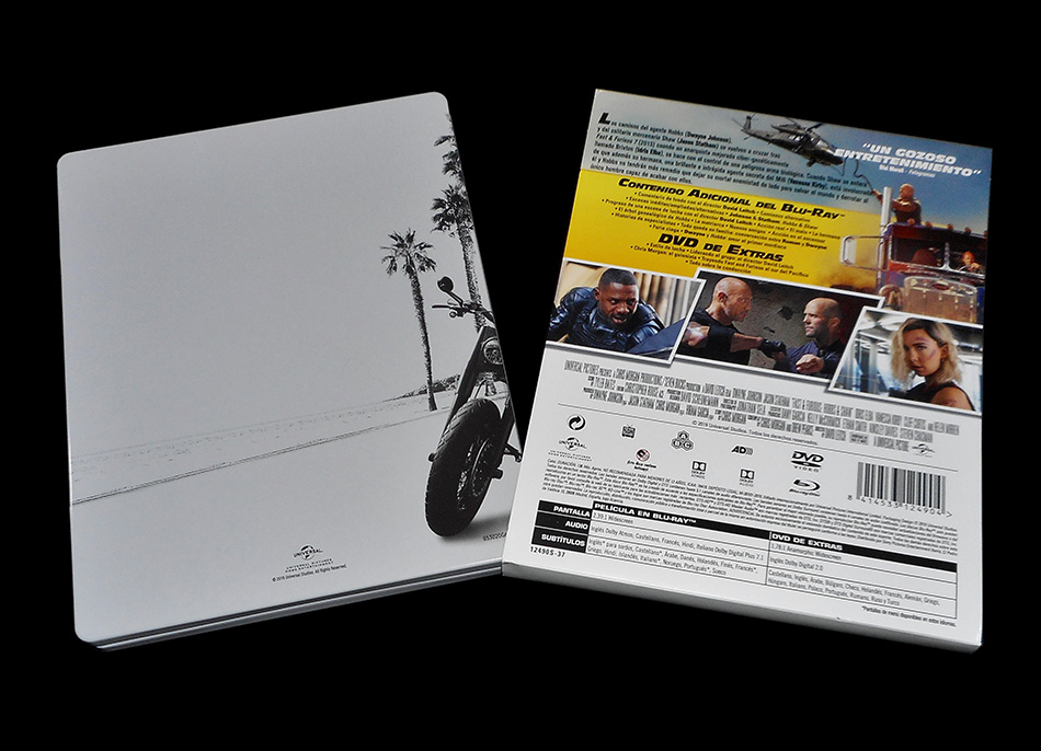 Fotografías del Steelbook de Fast & Furious: Hobbs & Shaw en Blu-ray 5