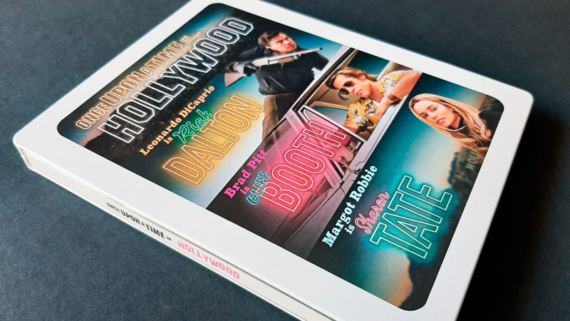 Fotografías del Steelbook de Érase una vez en... Hollywood en Blu-ray