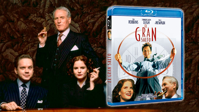 Carátula y datos técnicos del Blu-ray de El Gran Salto