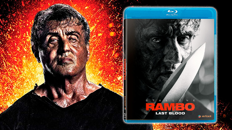 Carátula y contenidos de Rambo: Last Blood en Blu-ray