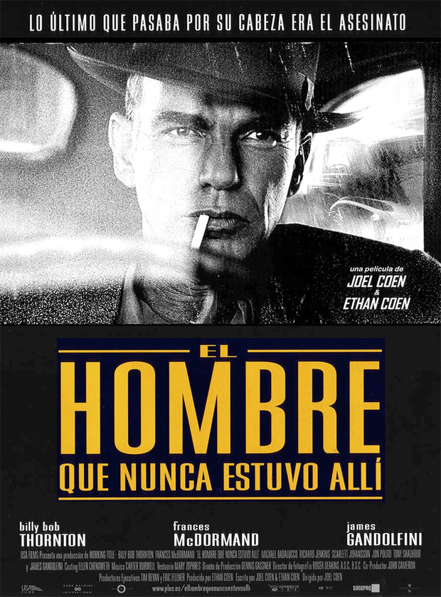 Primeros datos de El Hombre que Nunca estuvo Allí en Blu-ray 1