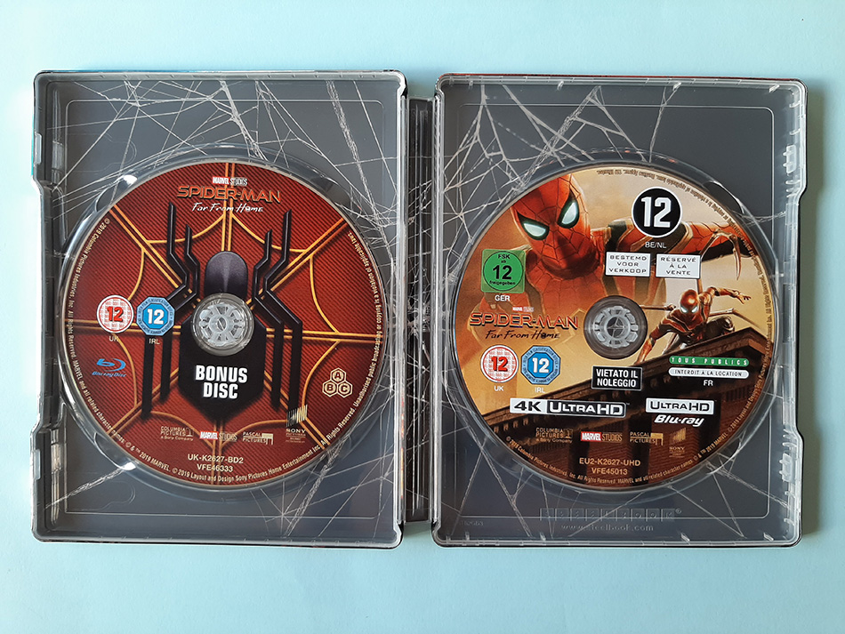 Fotografías del Steelbook de Spider-Man: Lejos de Casa en UHD 4K (UK) 15