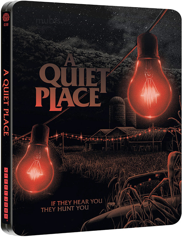 Diseño de la carátula de Un Lugar Tranquilo - Edición Metálica en Ultra HD Blu-ray 2