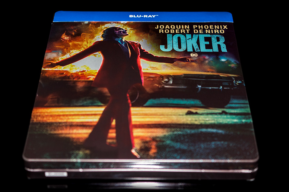 Fotografías del Steelbook de Joker en Blu-ray con diseño Imax 5