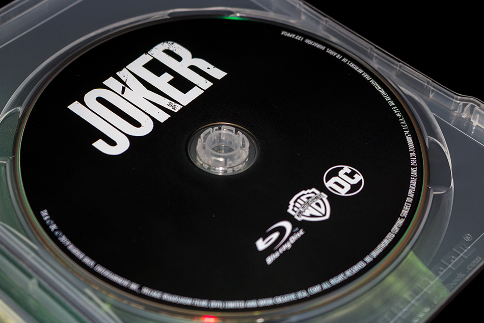 Fotografías del Steelbook de Joker en Blu-ray con diseño Imax 14