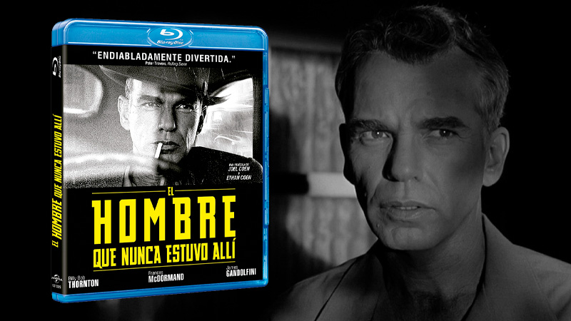 El Hombre que Nunca estuvo Allí -dirigida por los Coen- en Blu-ray