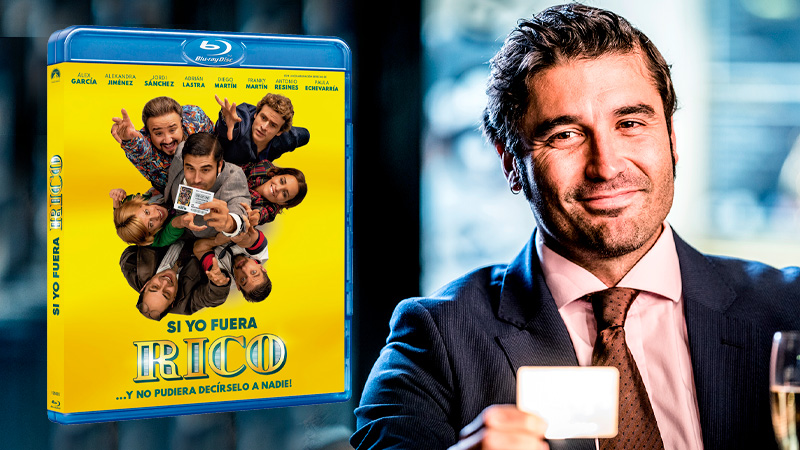 Si Yo fuera Rico en Blu-ray; contenidos y carátula