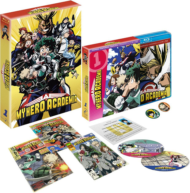 Detalles del Blu-ray de My Hero Academia - Primera Temporada (Edición Coleccionista) 1