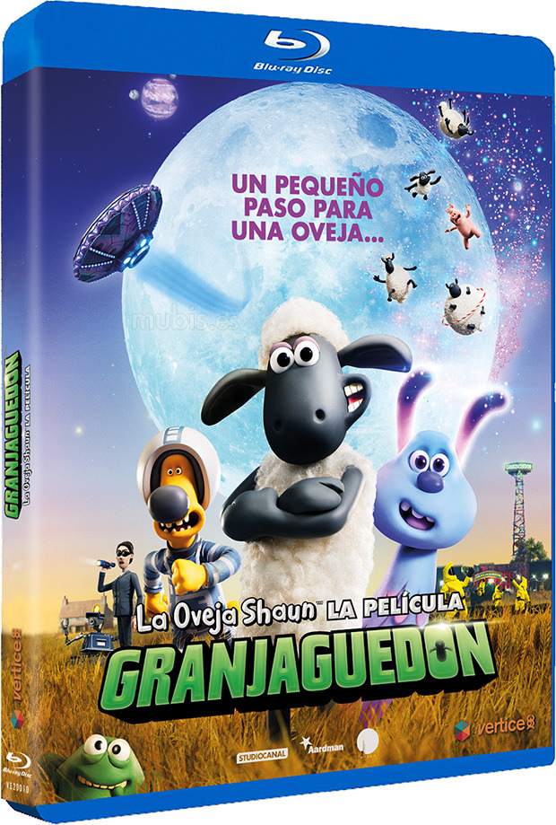 Desvelada la carátula del Blu-ray de La Oveja Shaun. La Película: Granjaguedon 1