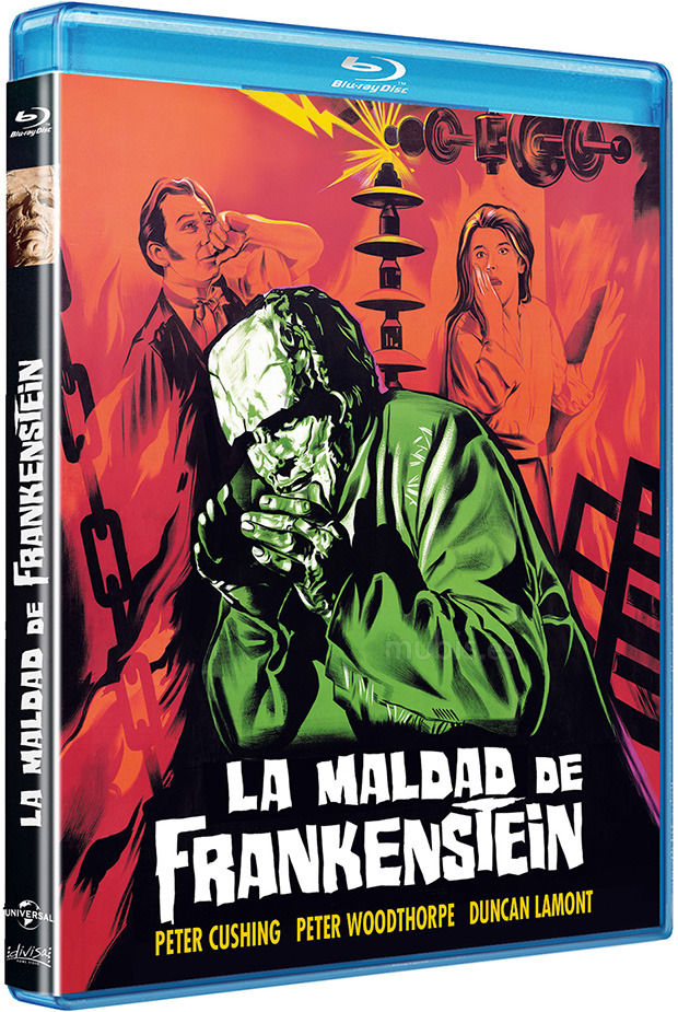 Desvelada la carátula del Blu-ray de La Maldad de Frankenstein 1