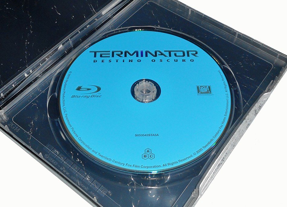 Fotografías del Steelbook de Terminator: Destino Oscuro en Blu-ray 11