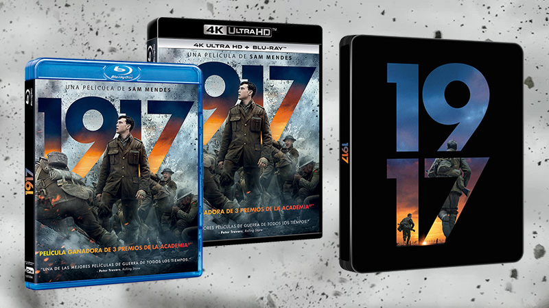 Todos los detalles de 1917 en Blu-ray, Steelbook y UHD 4K