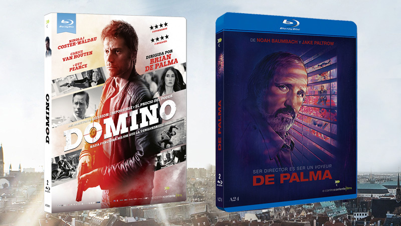 Dos discos y carátula reversible para Domino en Blu-ray
