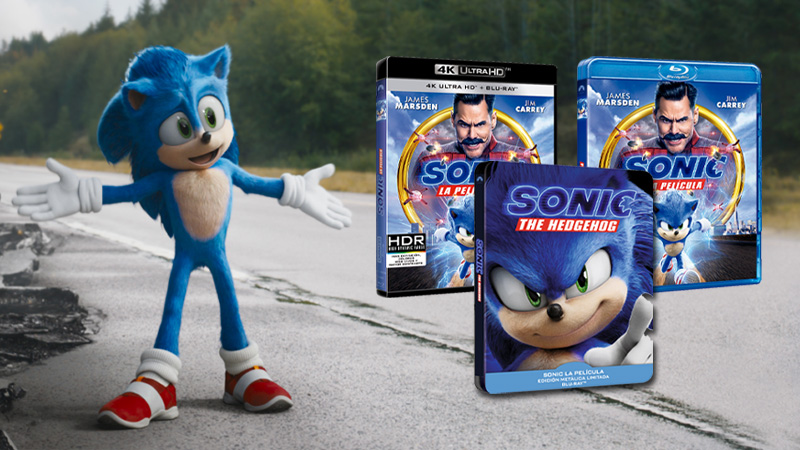 Datos completos de Sonic en Blu-ray, Steelbook y UHD 4K