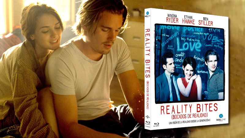 Diseño de la funda de Reality Bites (Bocados de Realidad) en Blu-ray