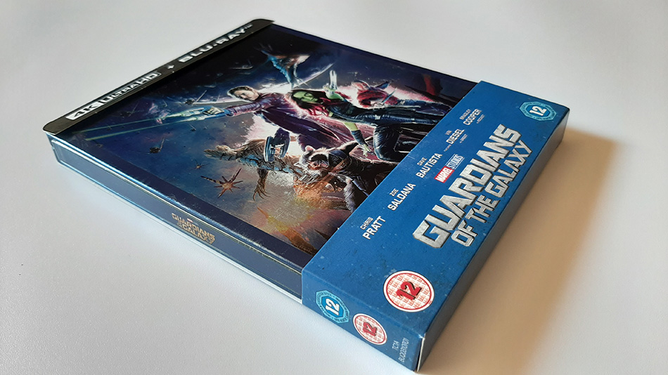 Fotografías del Steelbook de Guardianes de la Galaxia en UHD 4K y Blu-ray (UK) 1