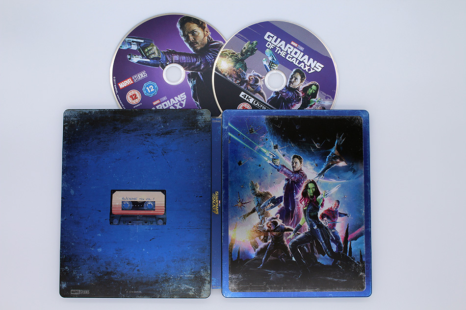 Fotografías del Steelbook de Guardianes de la Galaxia en UHD 4K y Blu-ray (UK) 21