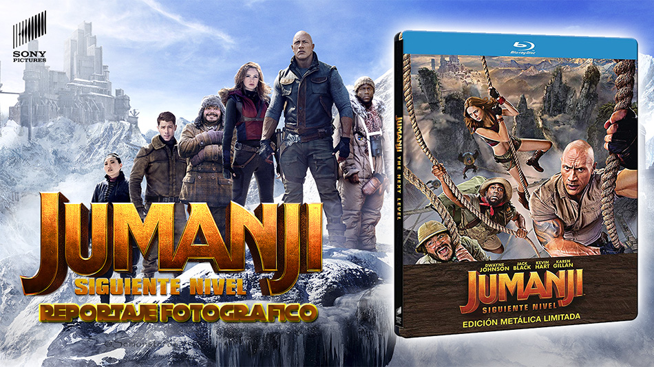 Fotografías del Steelbook de Jumanji: Siguiente Nivel en Blu-ray 1