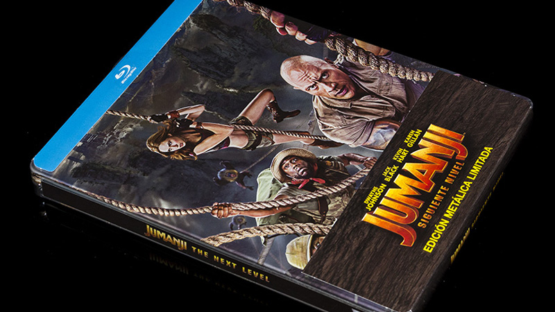 Fotografías del Steelbook de Jumanji: Siguiente Nivel en Blu-ray