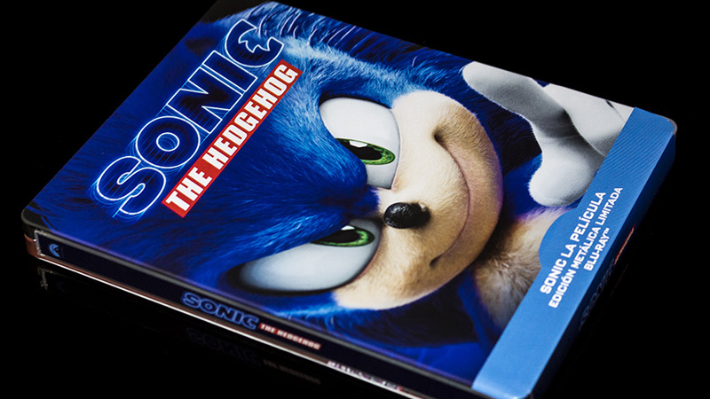 Fotografías del Steelbook de Sonic. La Película en Blu-ray