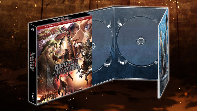 Final de la 3ª temporada de Ataque a los Titanes en Blu-ray