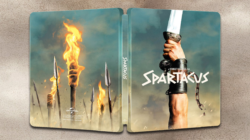 El clásico Espartaco se estrena en UHD 4K con un Steelbook