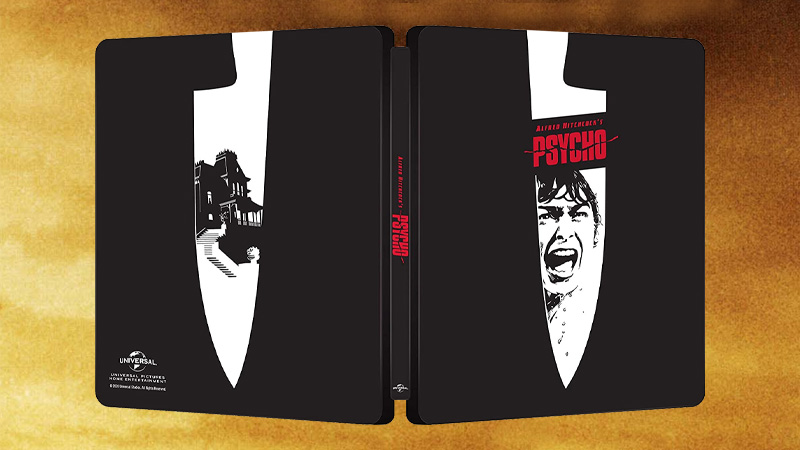 Diseño confirmado del Steelbook de Psicosis en UHD 4K