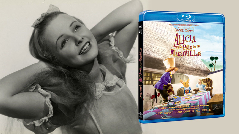 Carátula y contenidos de la versión de 1933 de Alicia en el País de las Maravillas en Blu-ray