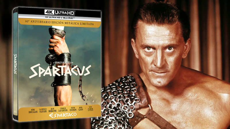 Detalles finales del Steelbook de Espartaco en UHD 4K