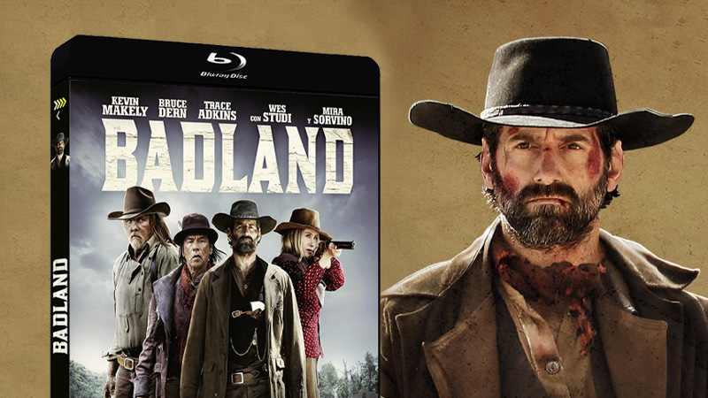 Carátula y contenidos del western Badland en Blu-ray