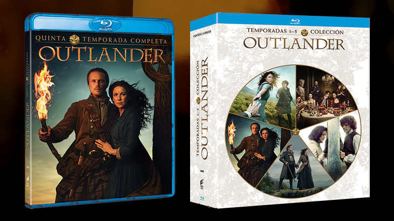 Diseño y contenidos de la 5ª temporada de Outlander en Blu-ray