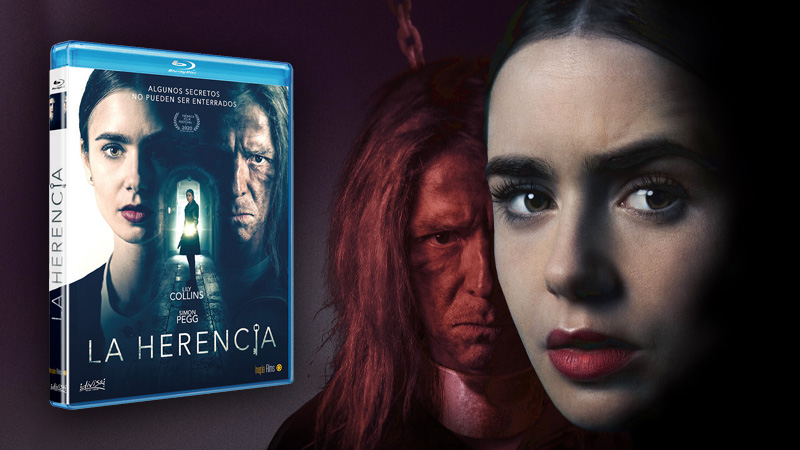 Lanzamiento de La Herencia en Blu-ray, con Lily Collins y Simon Pegg