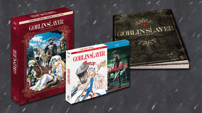 Edición limitada y exclusiva de la serie Goblin Slayer en Blu-ray