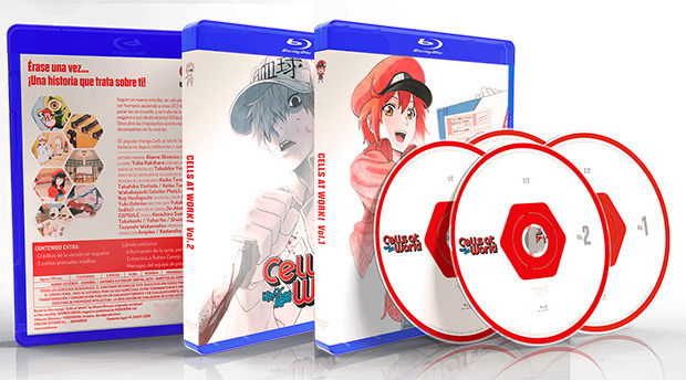 Desvelada la carátula del Blu-ray de Cells at Work! - Serie Completa 3