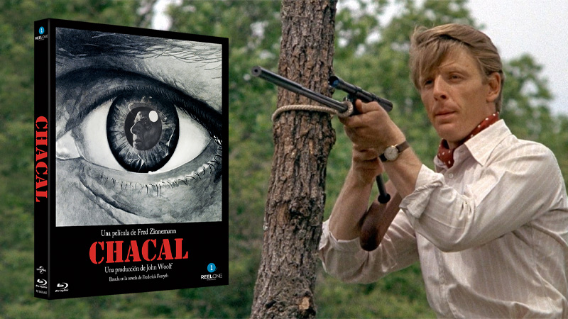 Se desvela el diseño de la funda de Chacal en Blu-ray