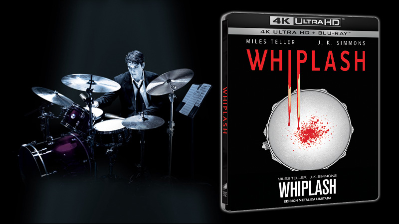 Todos los detalles del Steelbook de Whiplash en UHD 4K