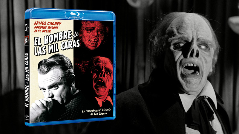 Portada y datos técnicos de El Hombre de las Mil Caras en Blu-ray